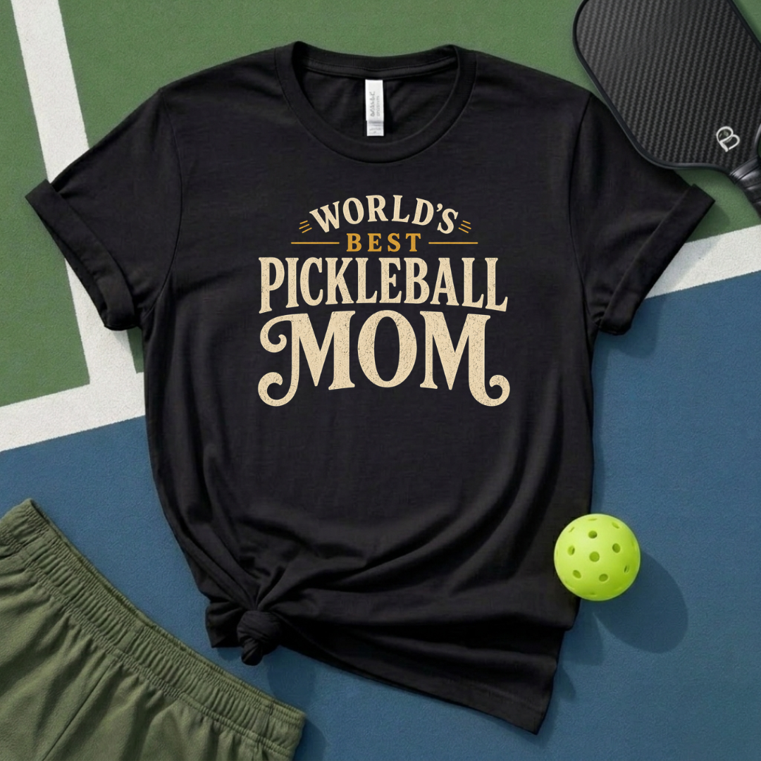 World's Best Pickleball Mom T-Shirt
