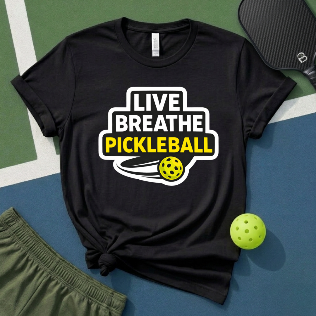Live Breathe Pickleball T-Shirt
