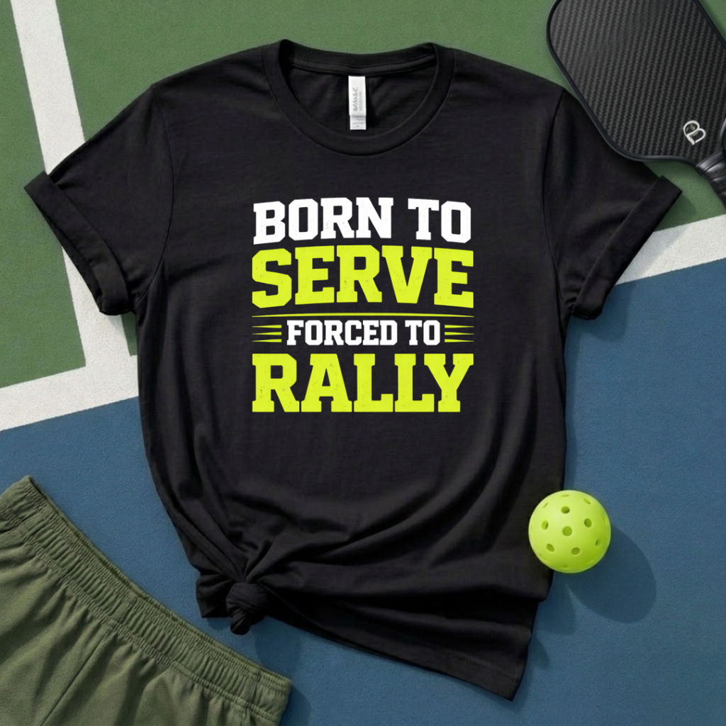 Born To Serve, Forced To Rally T-Shirt