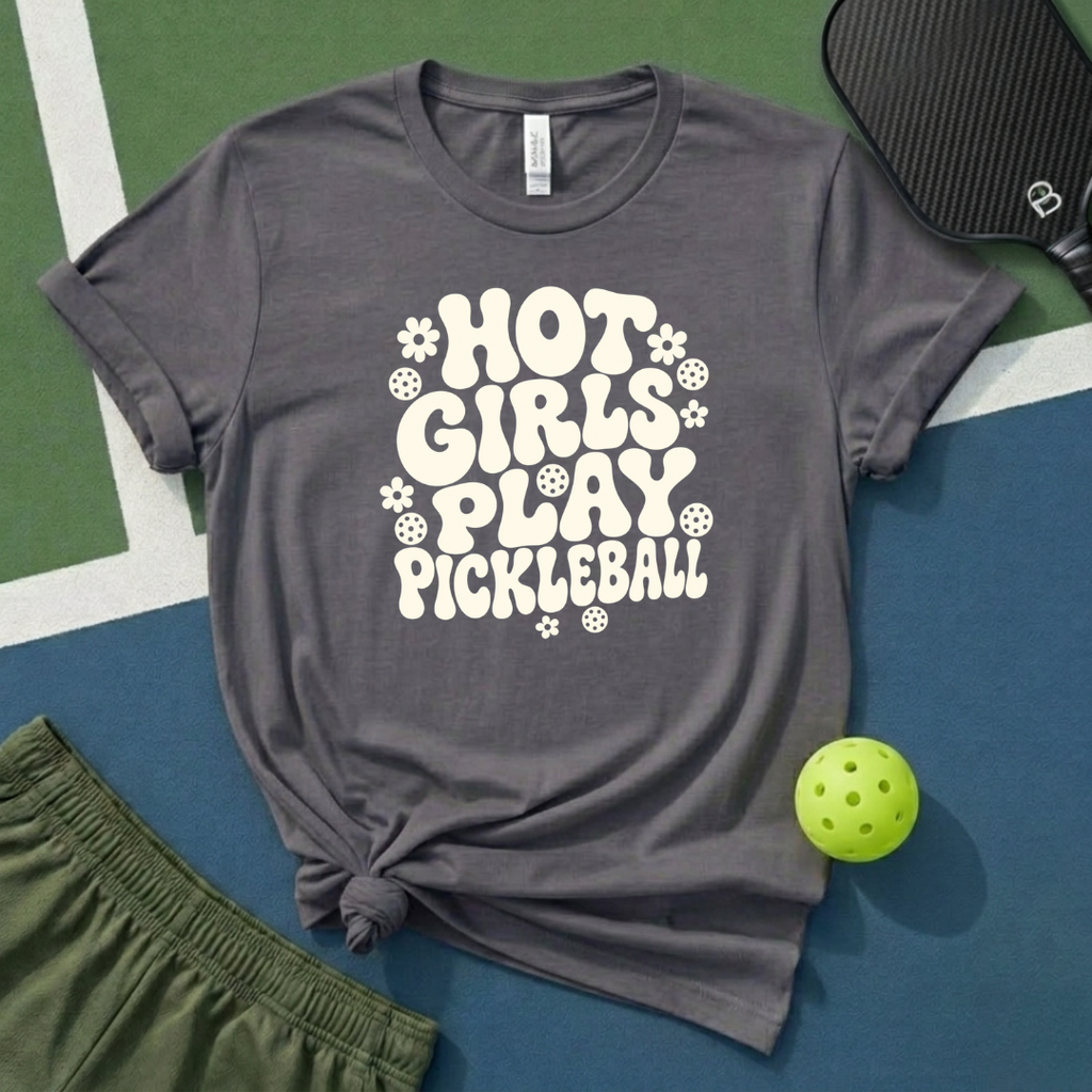 Hot Girls Play Pickleball T-Shirt