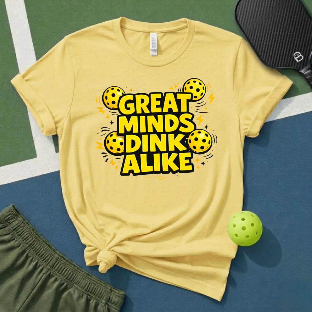 Great Minds Dink Alike T-Shirt