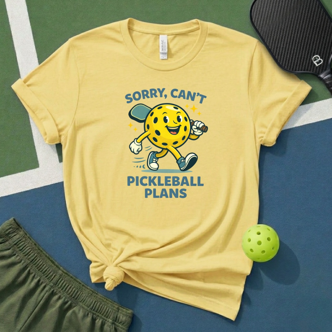 Sorry Can't Pickleball Plans T-Shirt