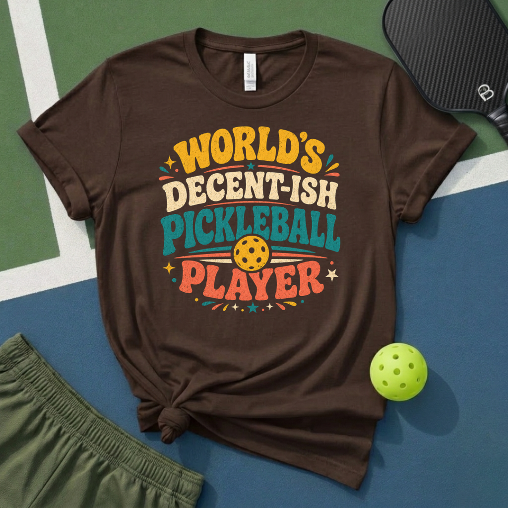 World's Decent-Ish Pickleball Player T-Shirt