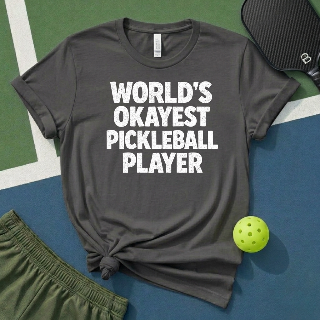 World's Okayest Pickleball Player T-Shirt