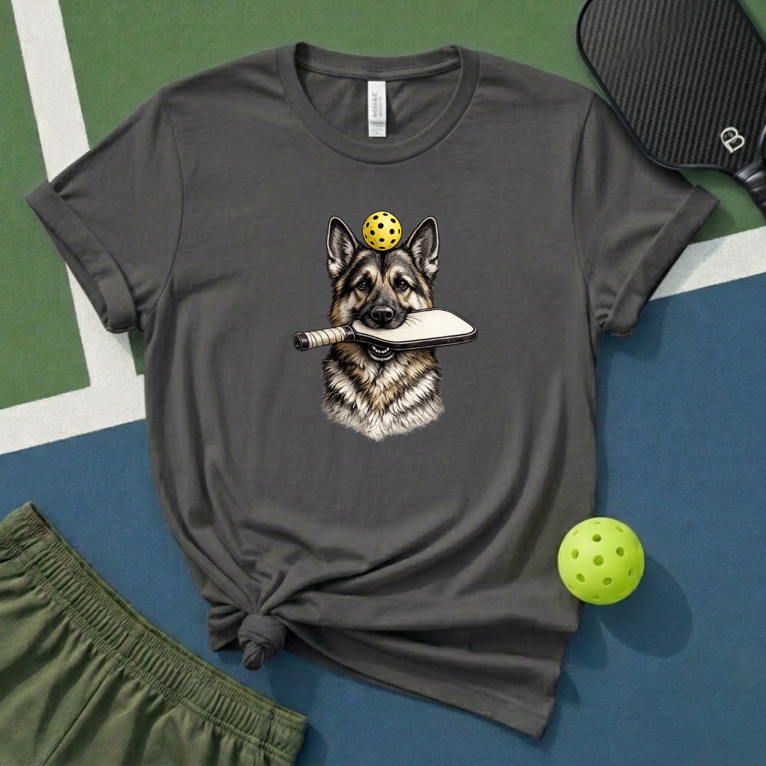 Pickleball German Shephard T-Shirt