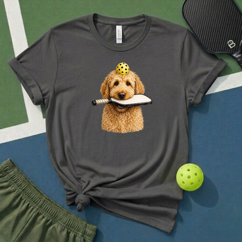 Pickleball Golden Doodle T-Shirt
