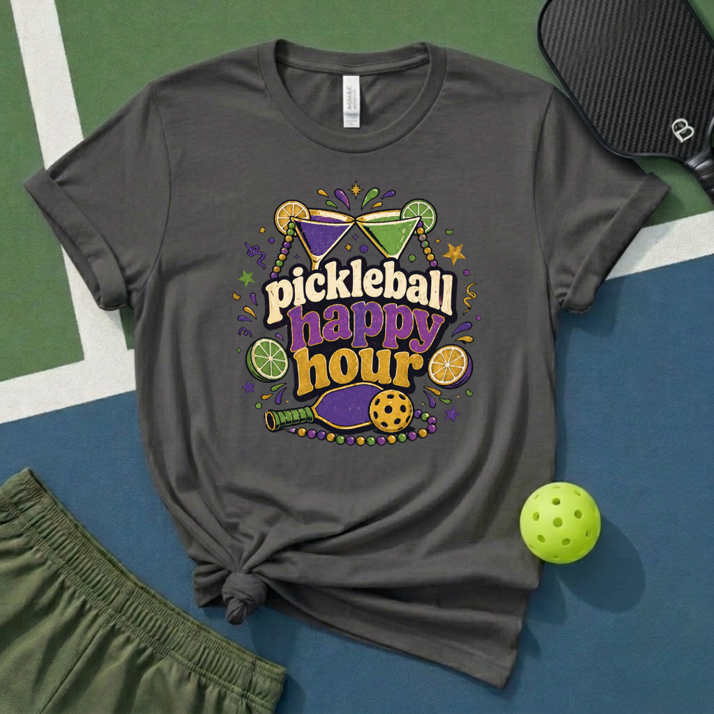 Pickleball Happy Hour T-Shirt