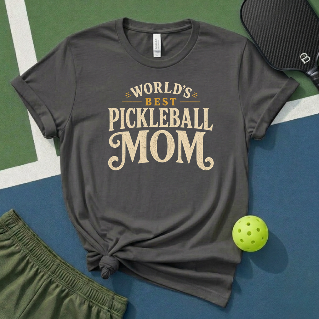 World's Best Pickleball Mom T-Shirt