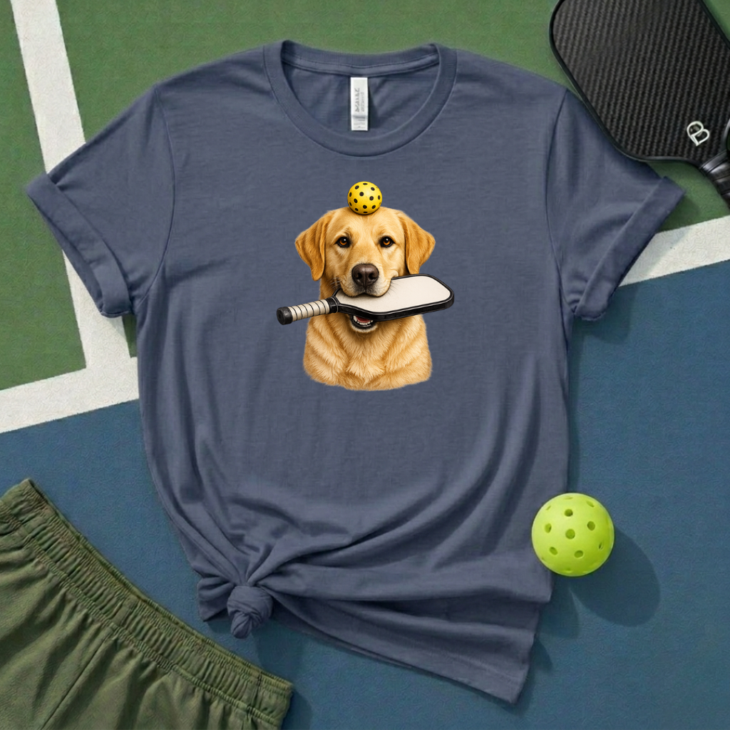 Pickleball Golden Labrador T-Shirt