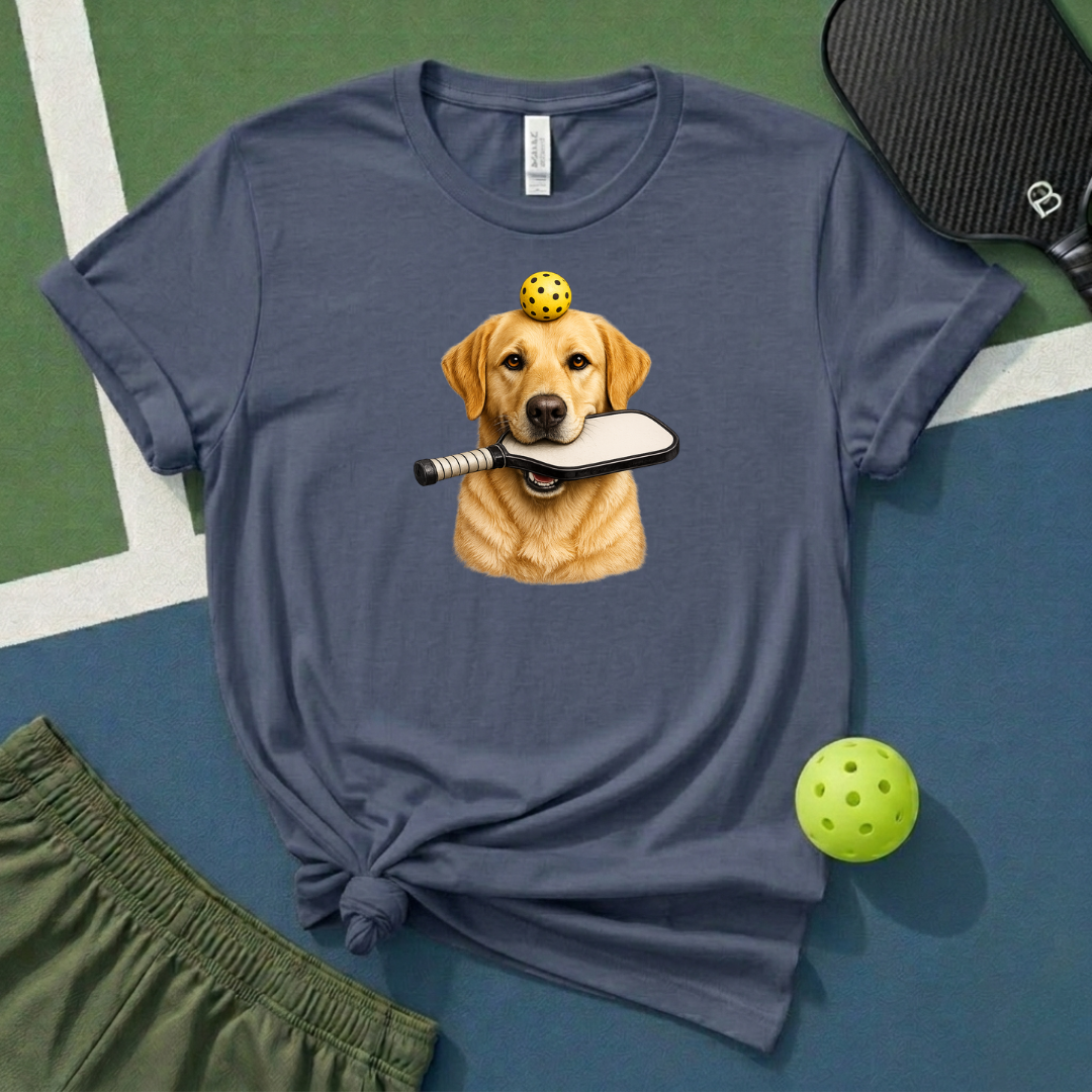 Pickleball Golden Labrador T-Shirt