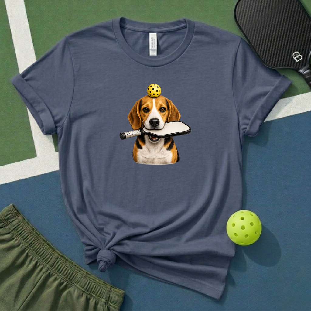 Pickleball Beagle T-Shirt
