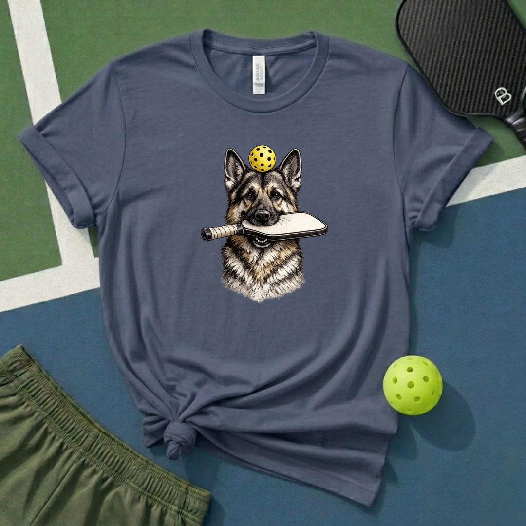 Pickleball German Shephard T-Shirt