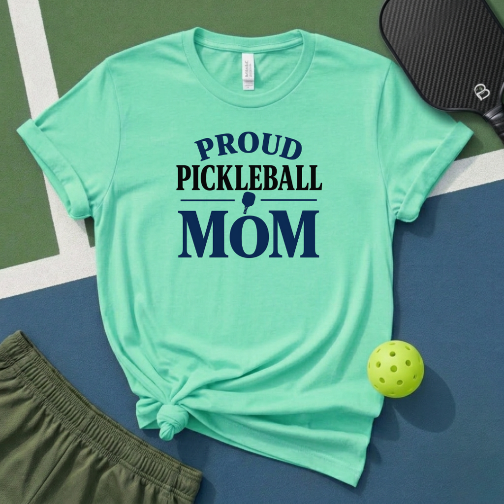 Proud Pickleball Mom T-Shirt