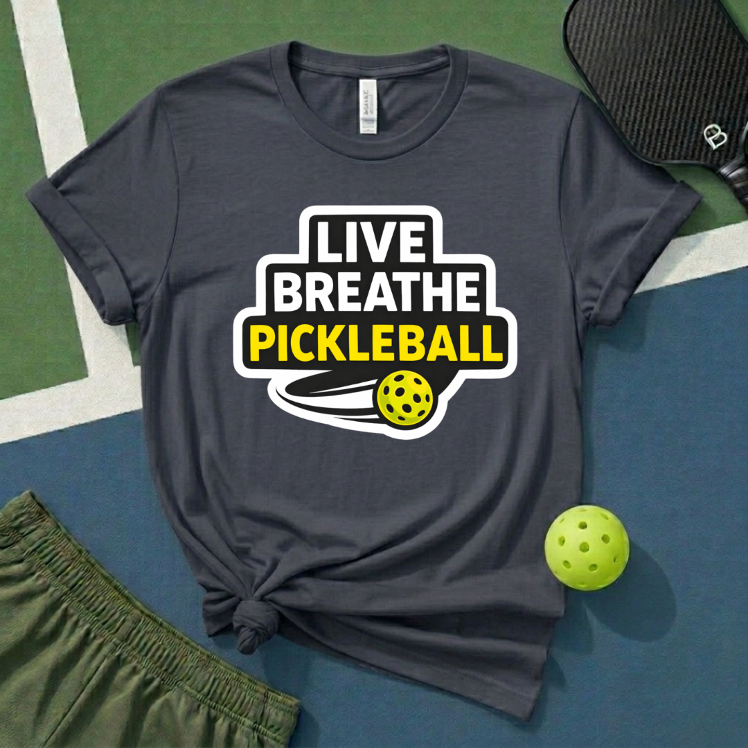 Live Breathe Pickleball T-Shirt