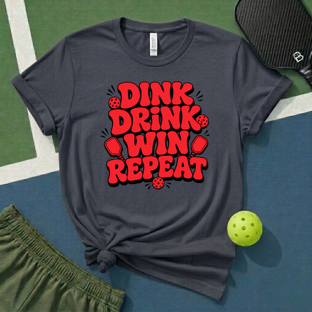 Dink Drink Win Repeat T-Shirt