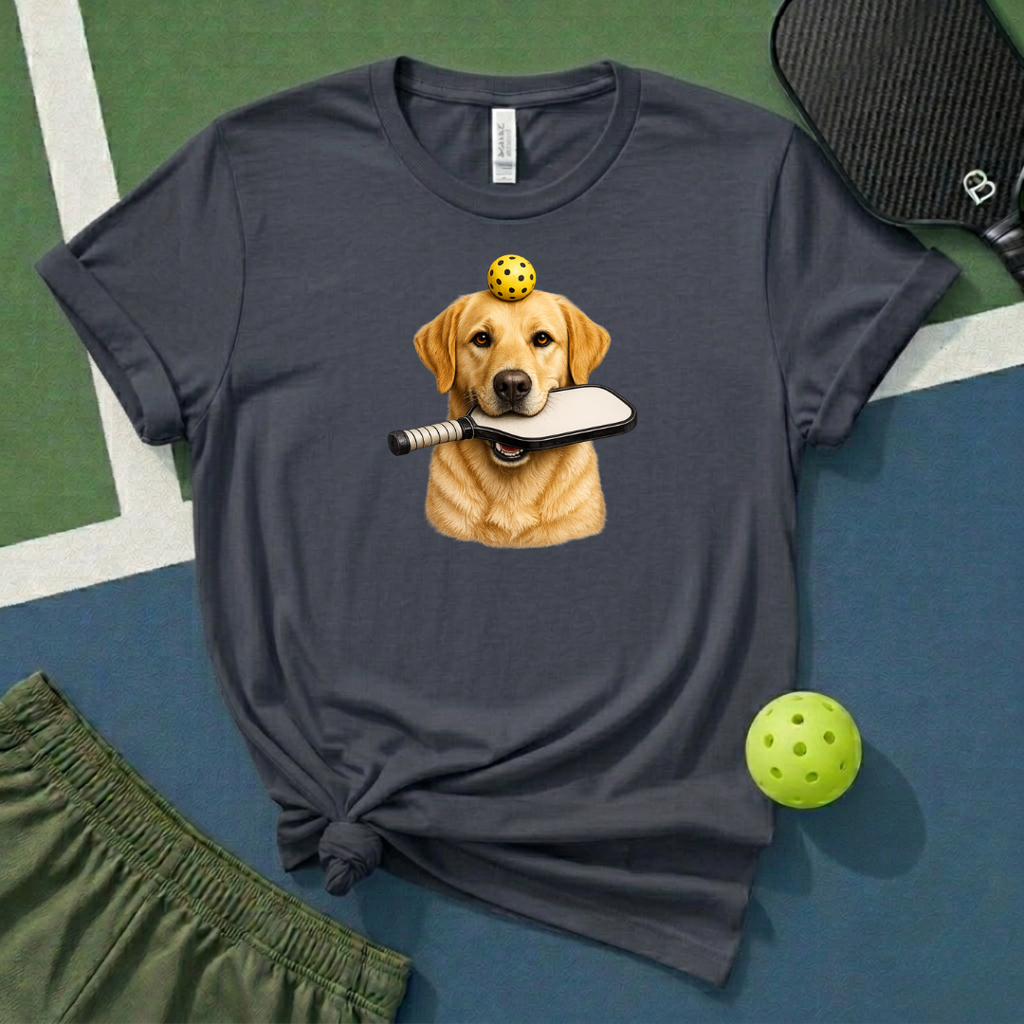 Pickleball Golden Labrador T-Shirt