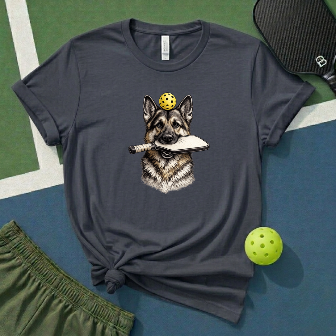 Pickleball German Shephard T-Shirt