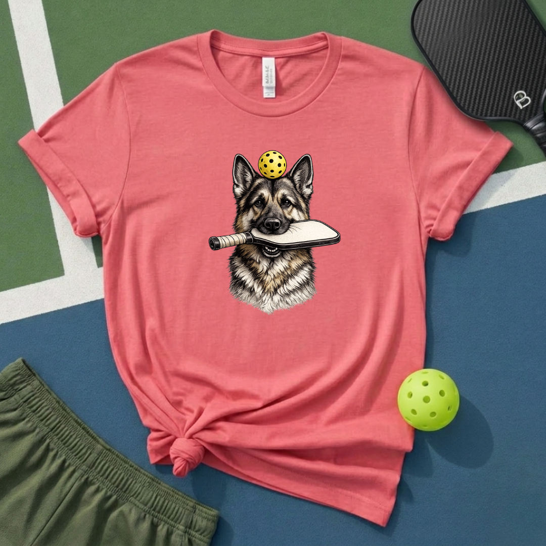Pickleball German Shephard T-Shirt