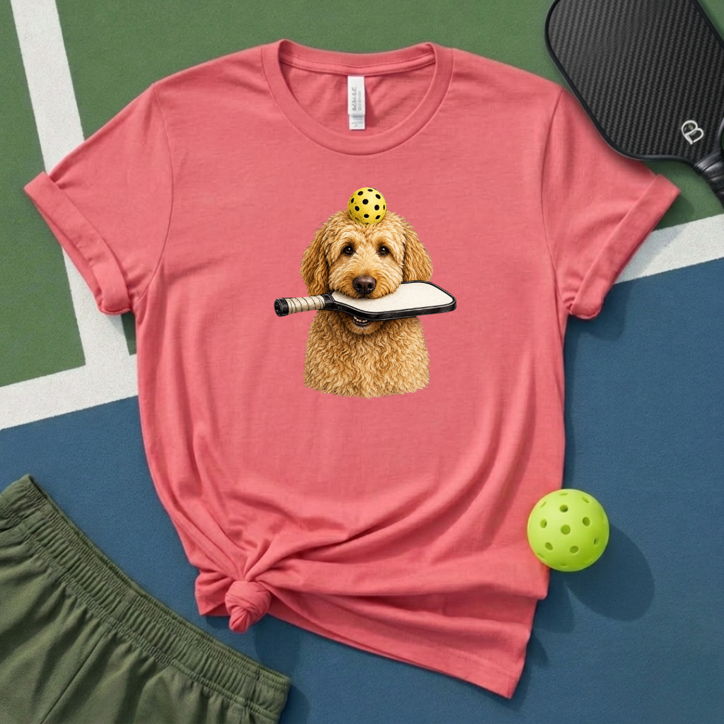 Pickleball Golden Doodle T-Shirt