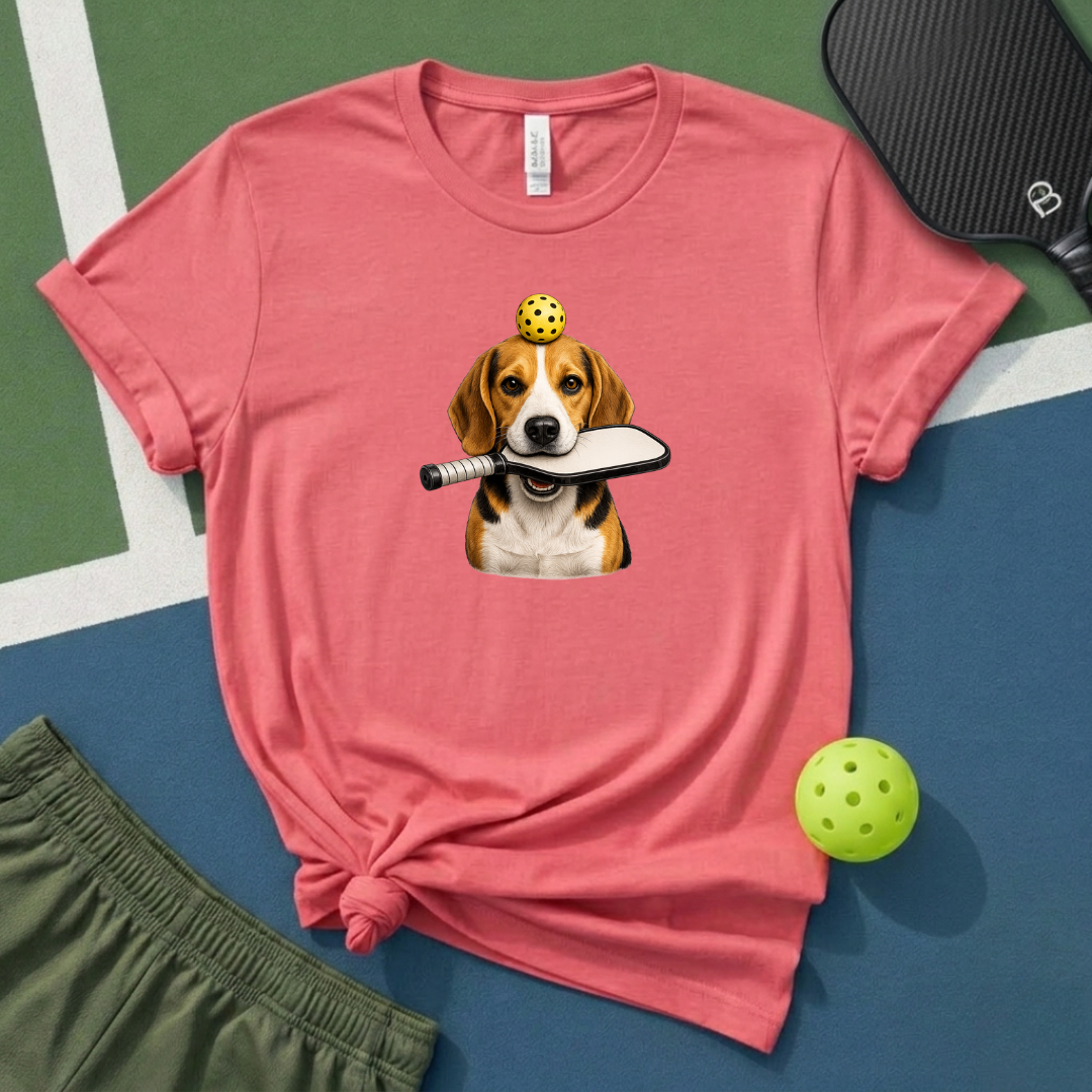 Pickleball Beagle T-Shirt