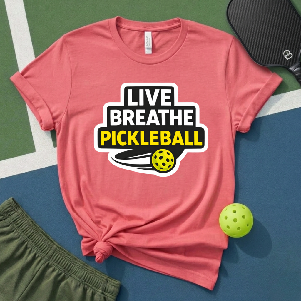 Live Breathe Pickleball T-Shirt