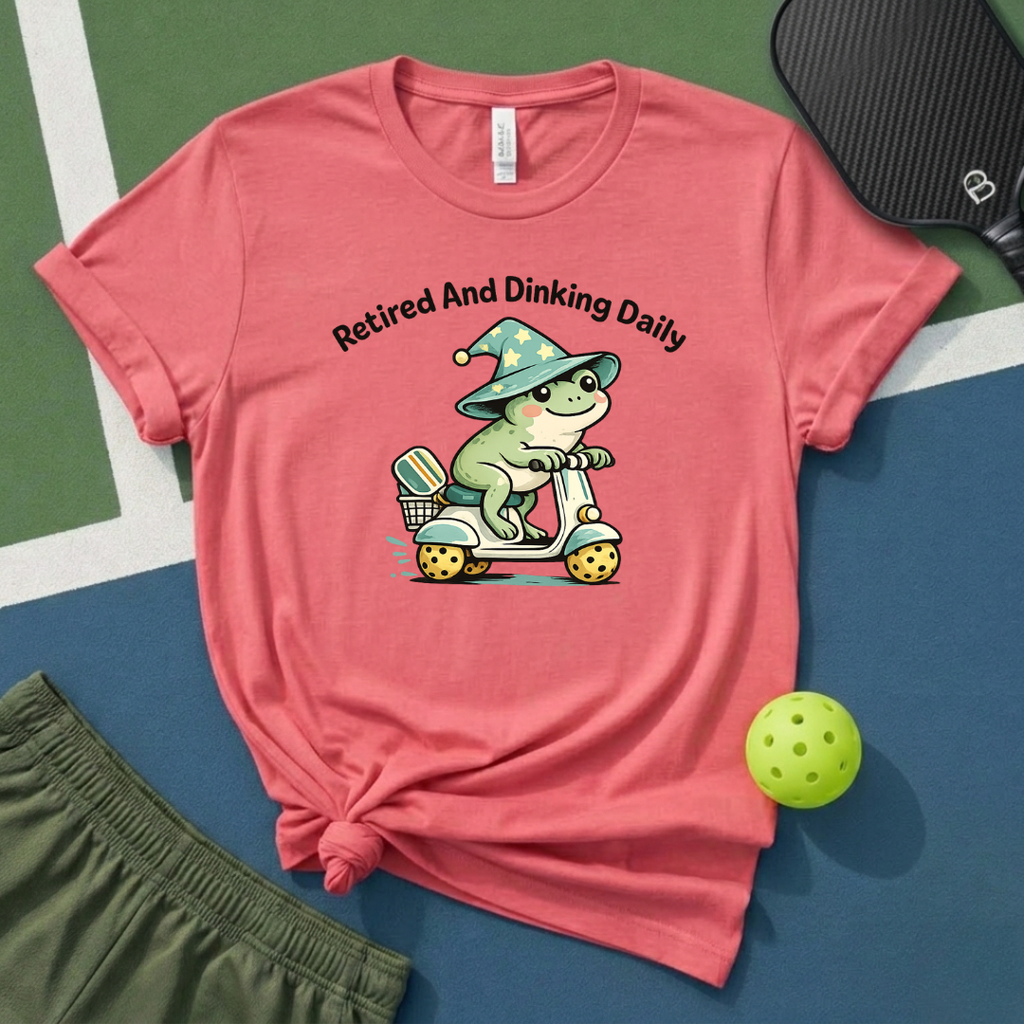 Retired And Dinking Daily T-Shirt