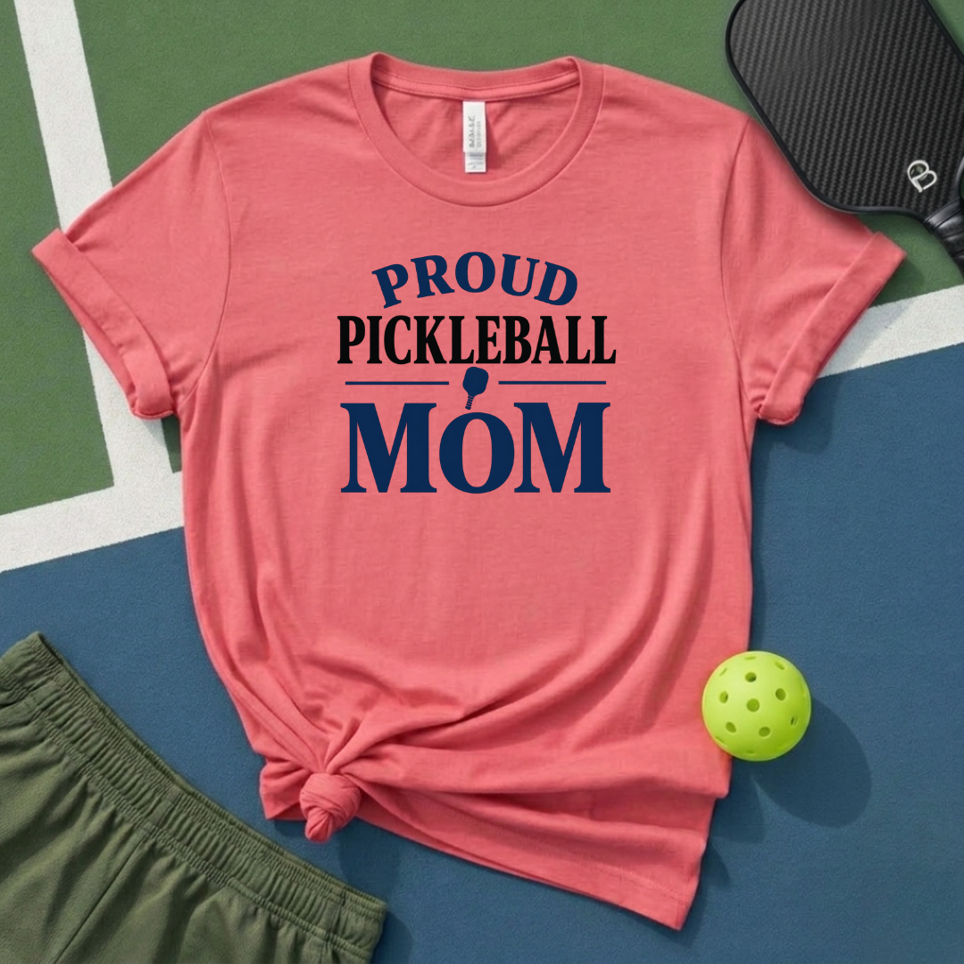 Proud Pickleball Mom T-Shirt