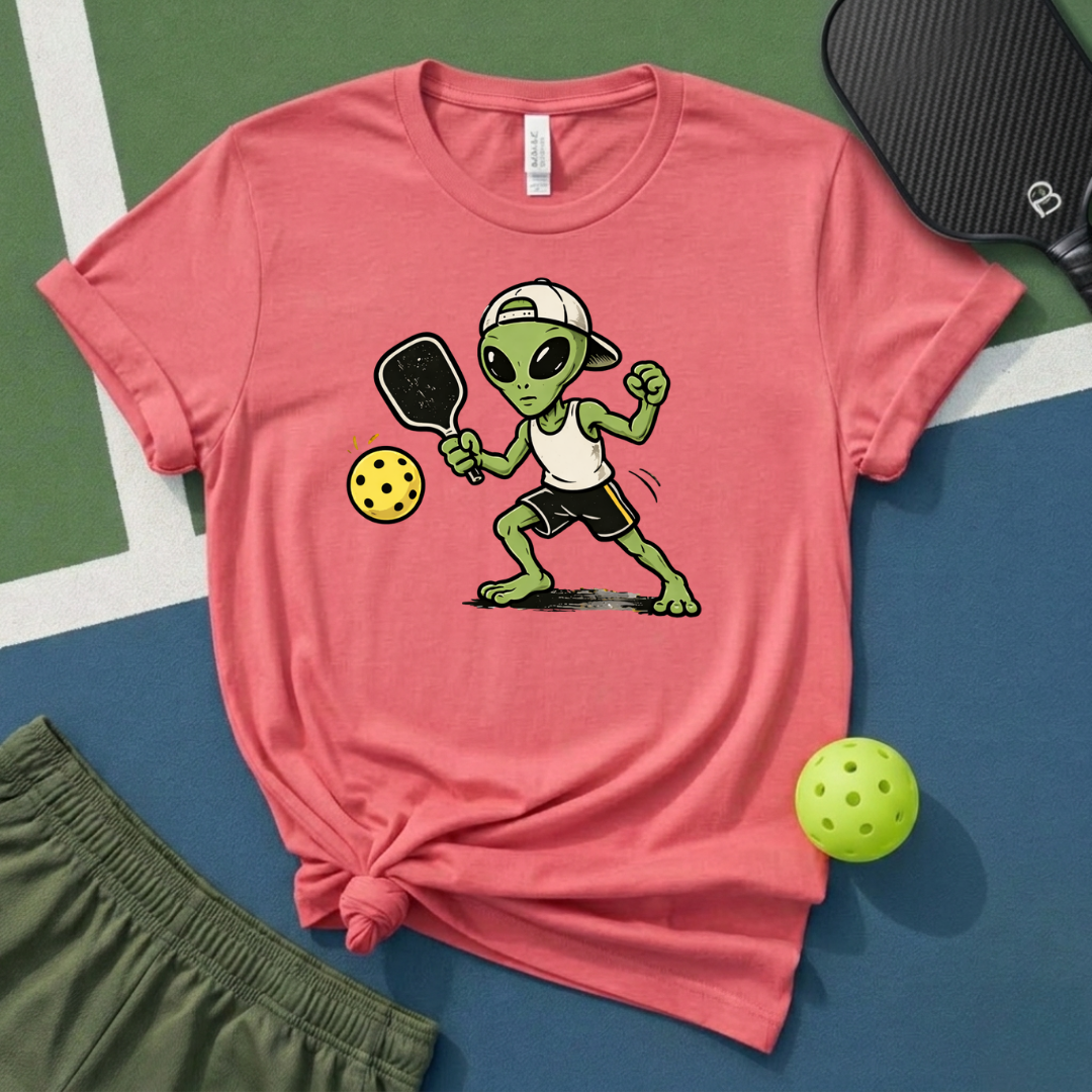 Alien Pickleballer T-Shirt