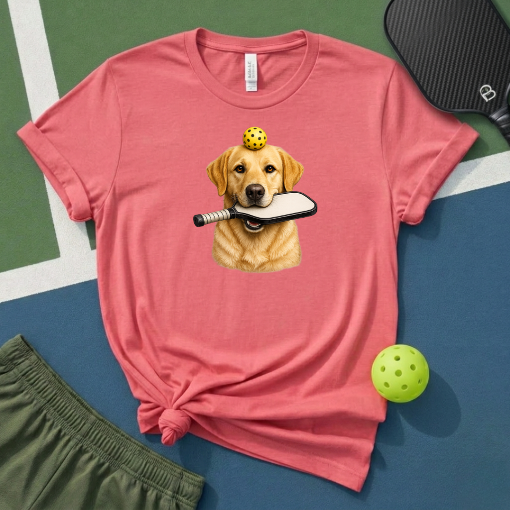 Pickleball Golden Labrador T-Shirt