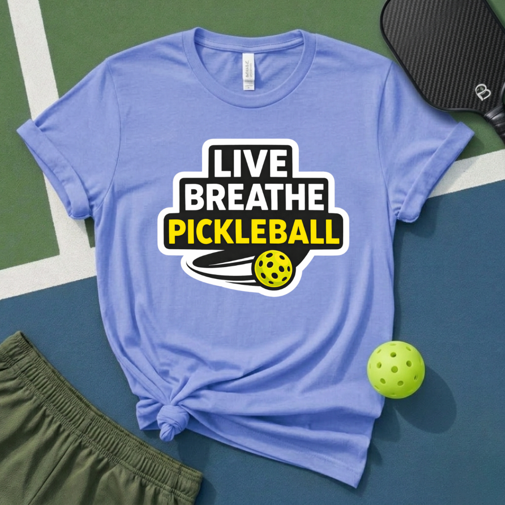 Live Breathe Pickleball T-Shirt