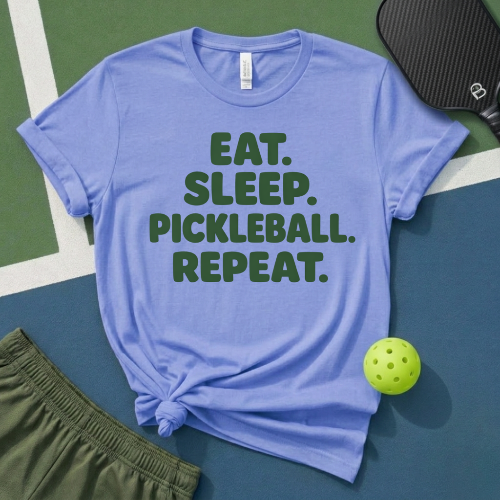 Eat Sleep Pickleball Repeat T-Shirt