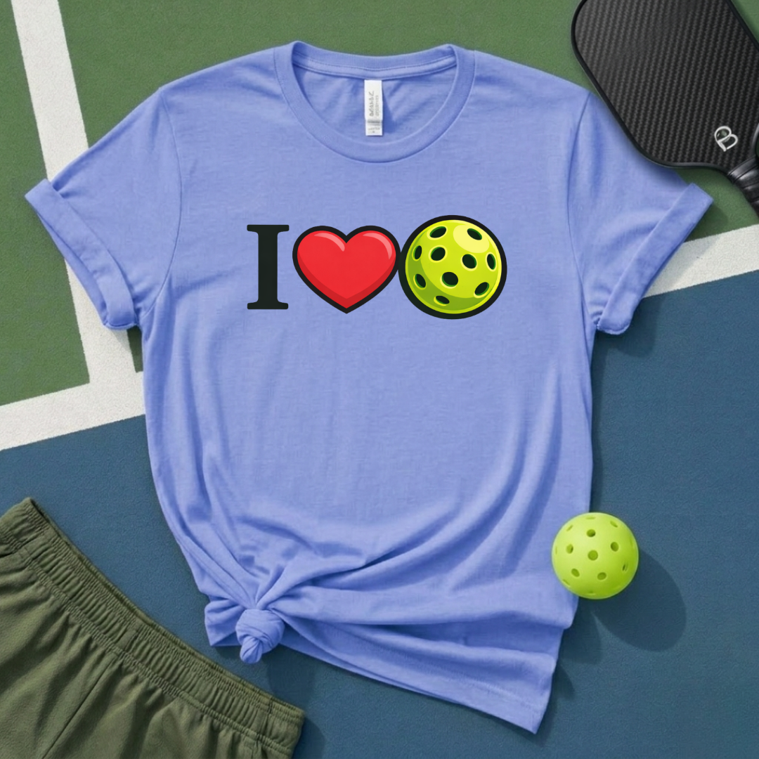 I Love Pickleball T-Shirt