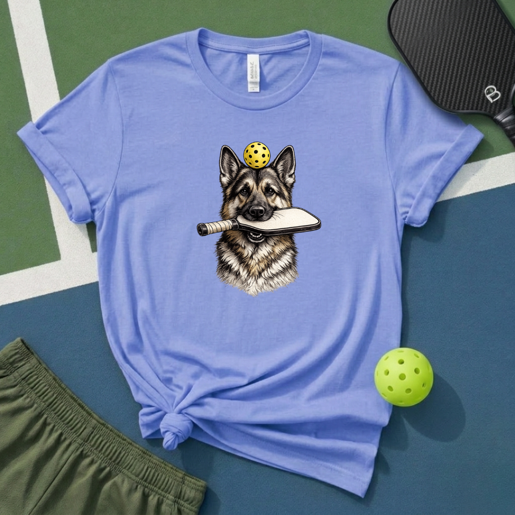 Pickleball German Shephard T-Shirt