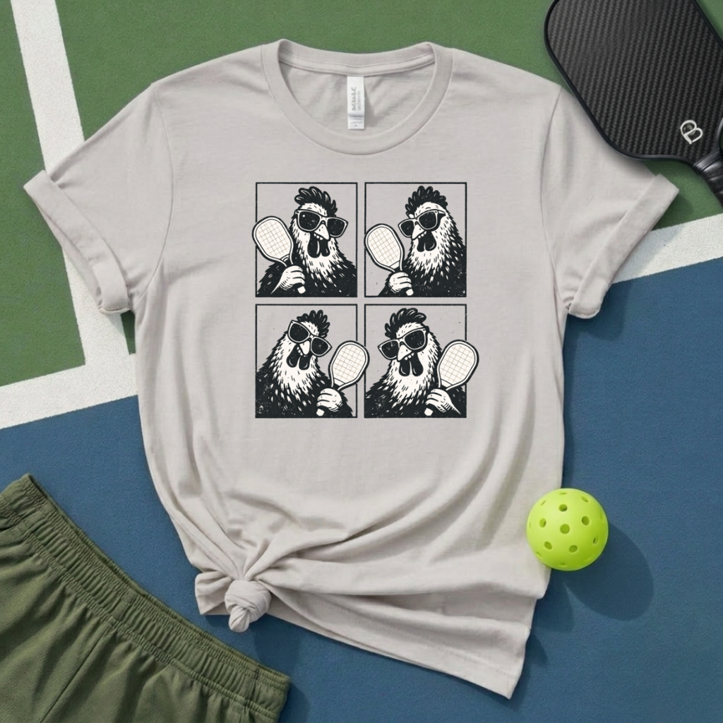 Chicken Pickleball T-Shirt