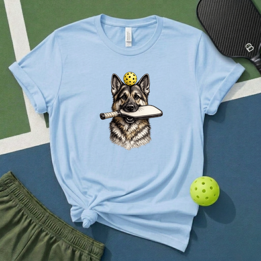 Pickleball German Shephard T-Shirt