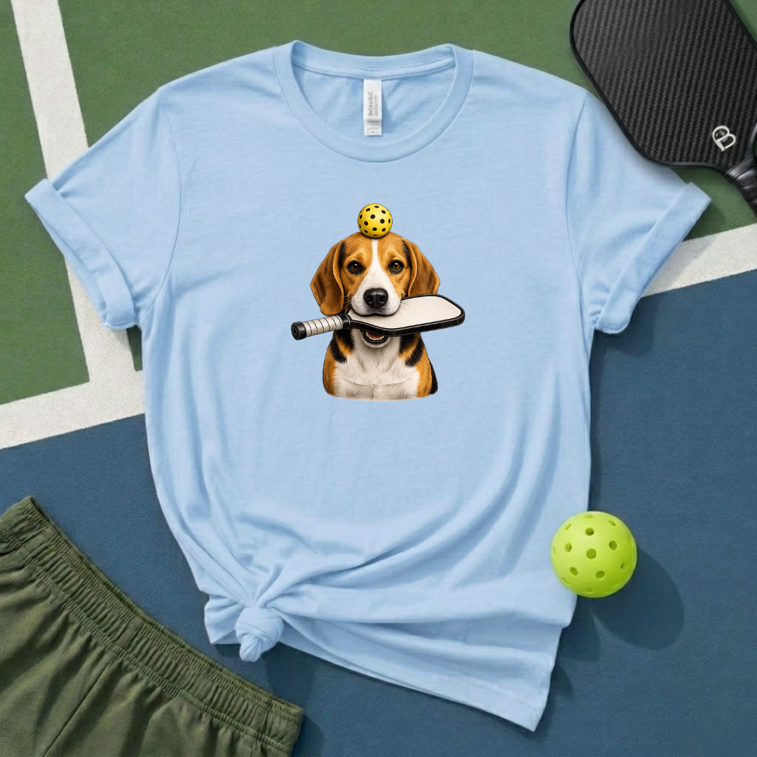 Pickleball Beagle T-Shirt
