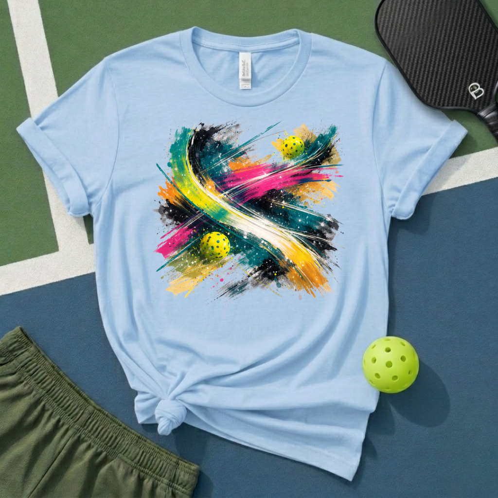 Pickleball Abstract T-Shirt