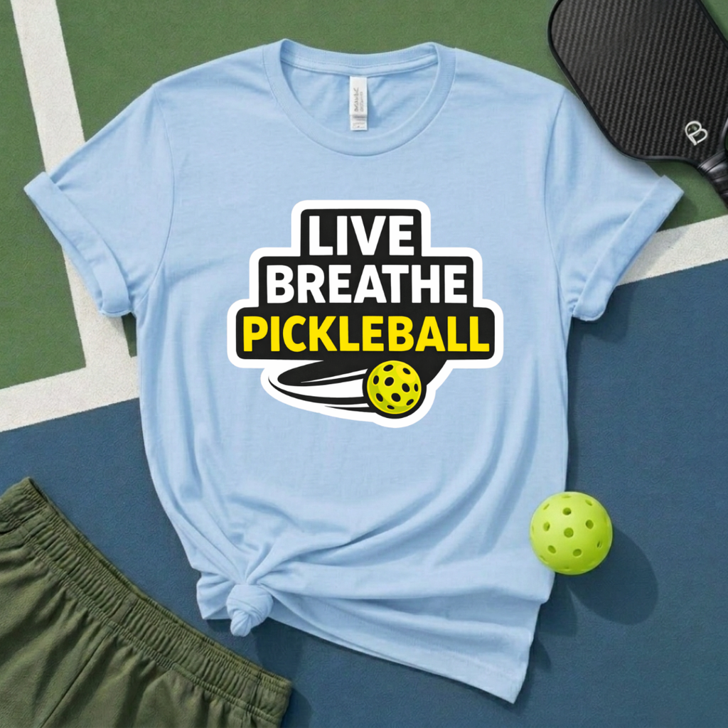 Live Breathe Pickleball T-Shirt