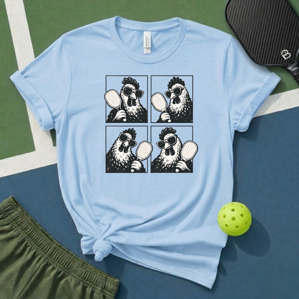 Chicken Pickleball T-Shirt