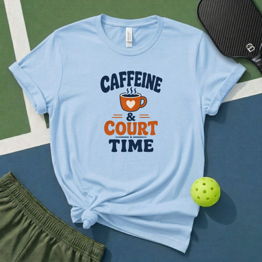 Caffeine & Court Time T-Shirt