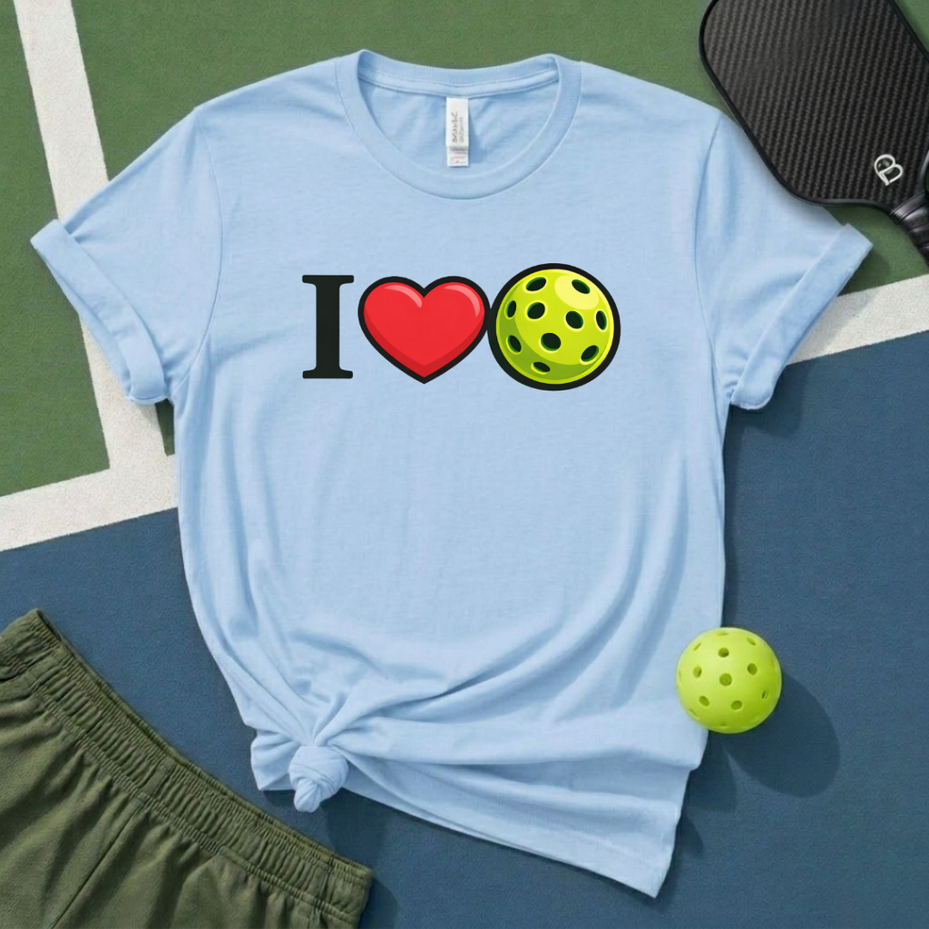 I Love Pickleball T-Shirt