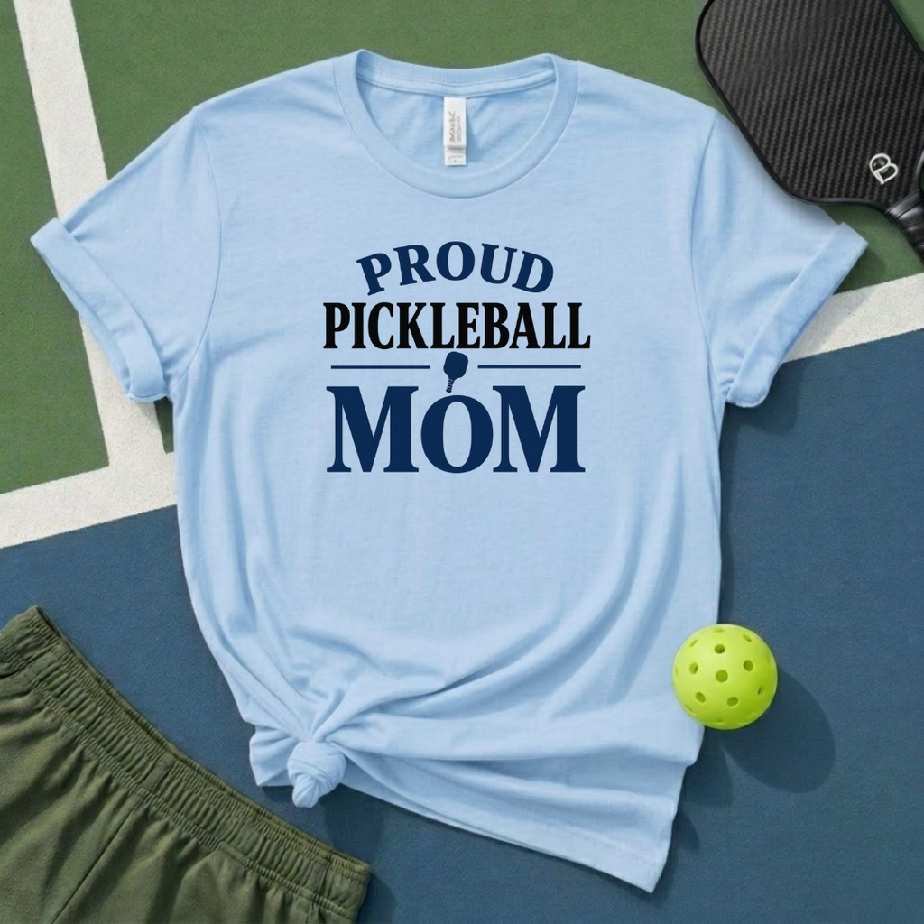 Proud Pickleball Mom T-Shirt