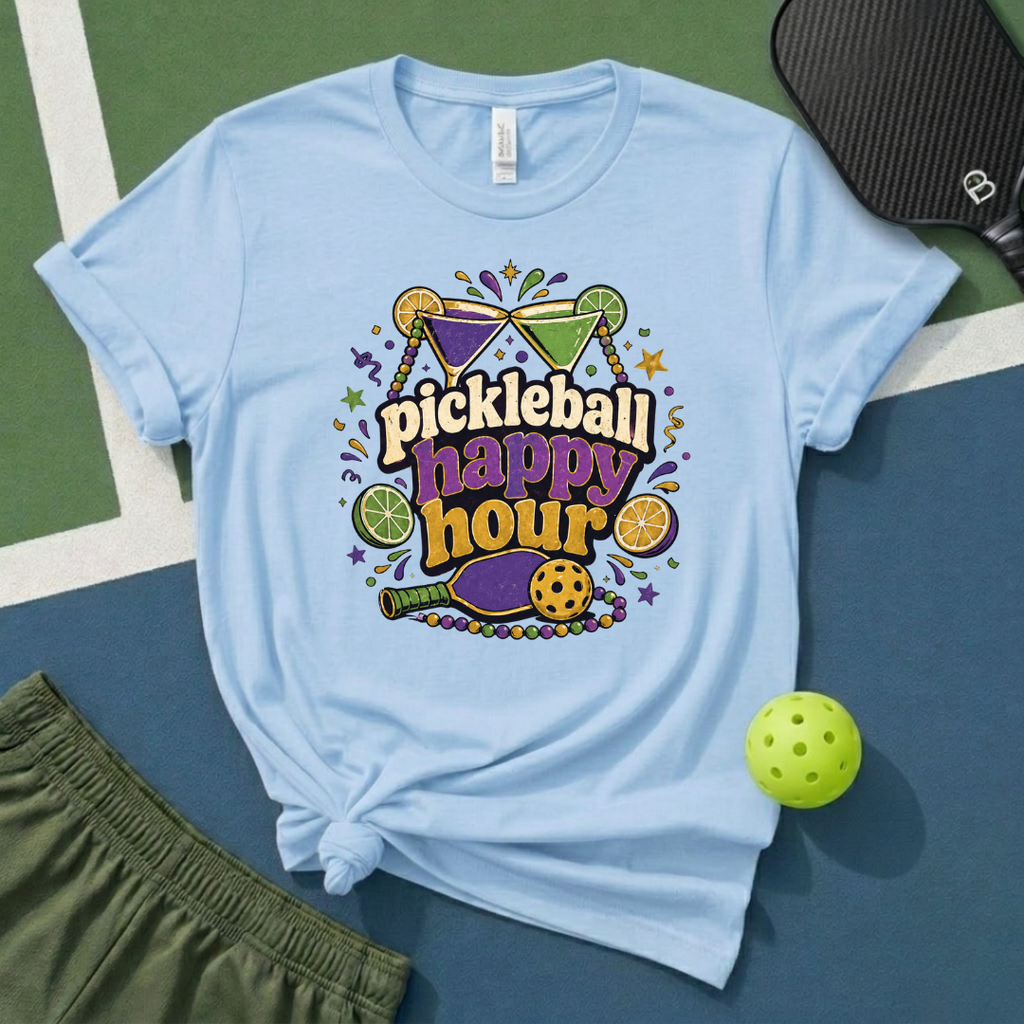 Pickleball Happy Hour T-Shirt