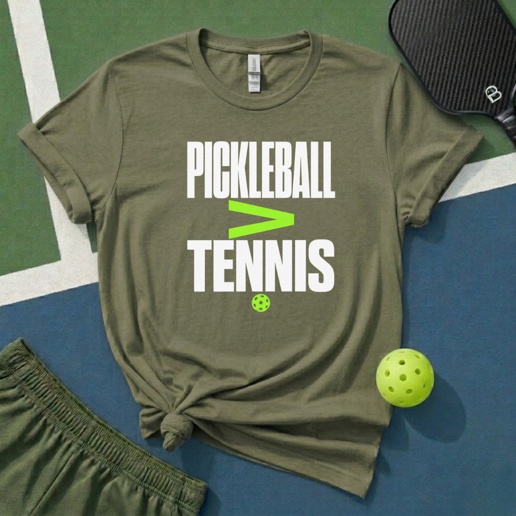 Pickleball Over Tennis T-Shirt