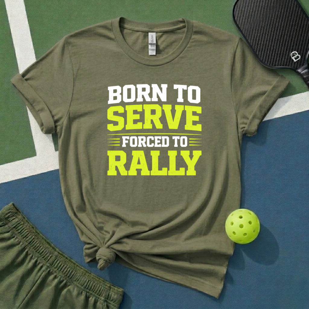 Born To Serve, Forced To Rally T-Shirt