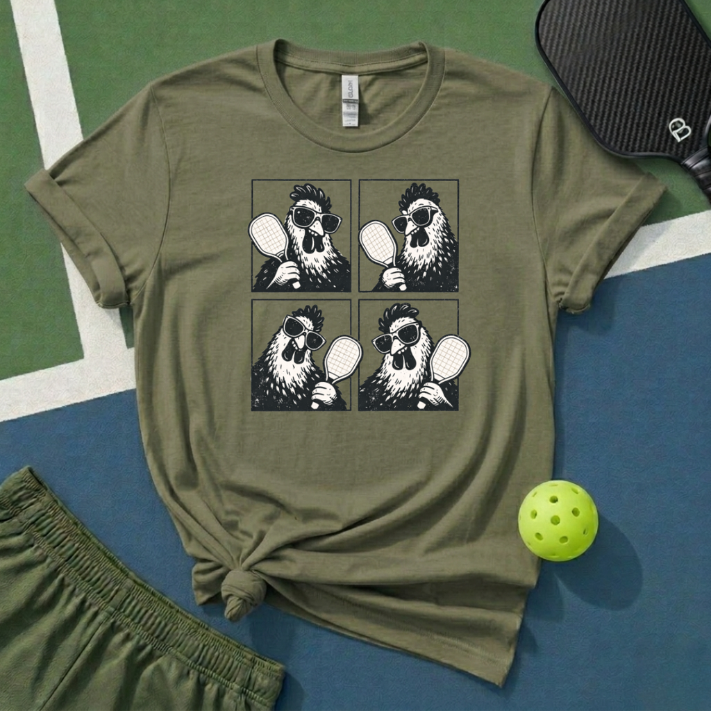 Chicken Pickleball T-Shirt