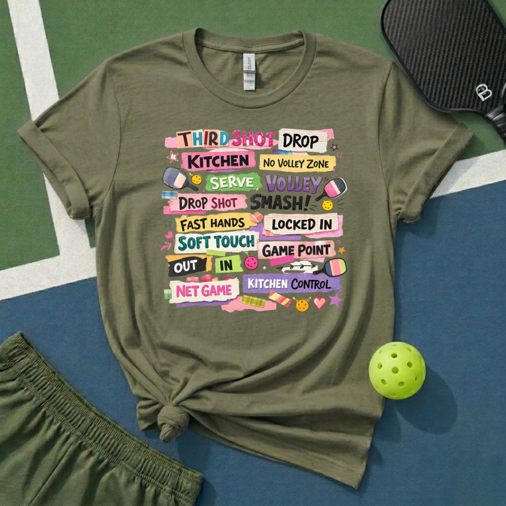 Pickleball Scrapbook T-Shirt