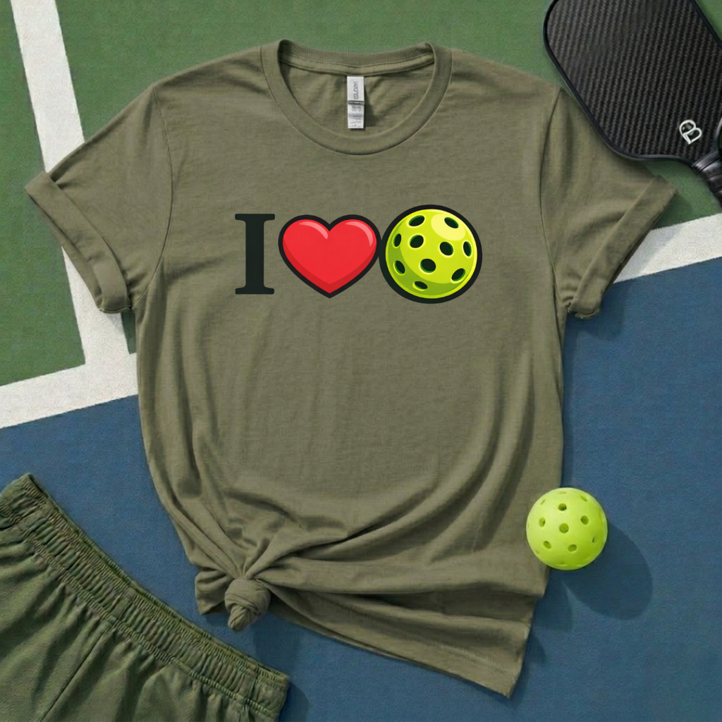 I Love Pickleball T-Shirt