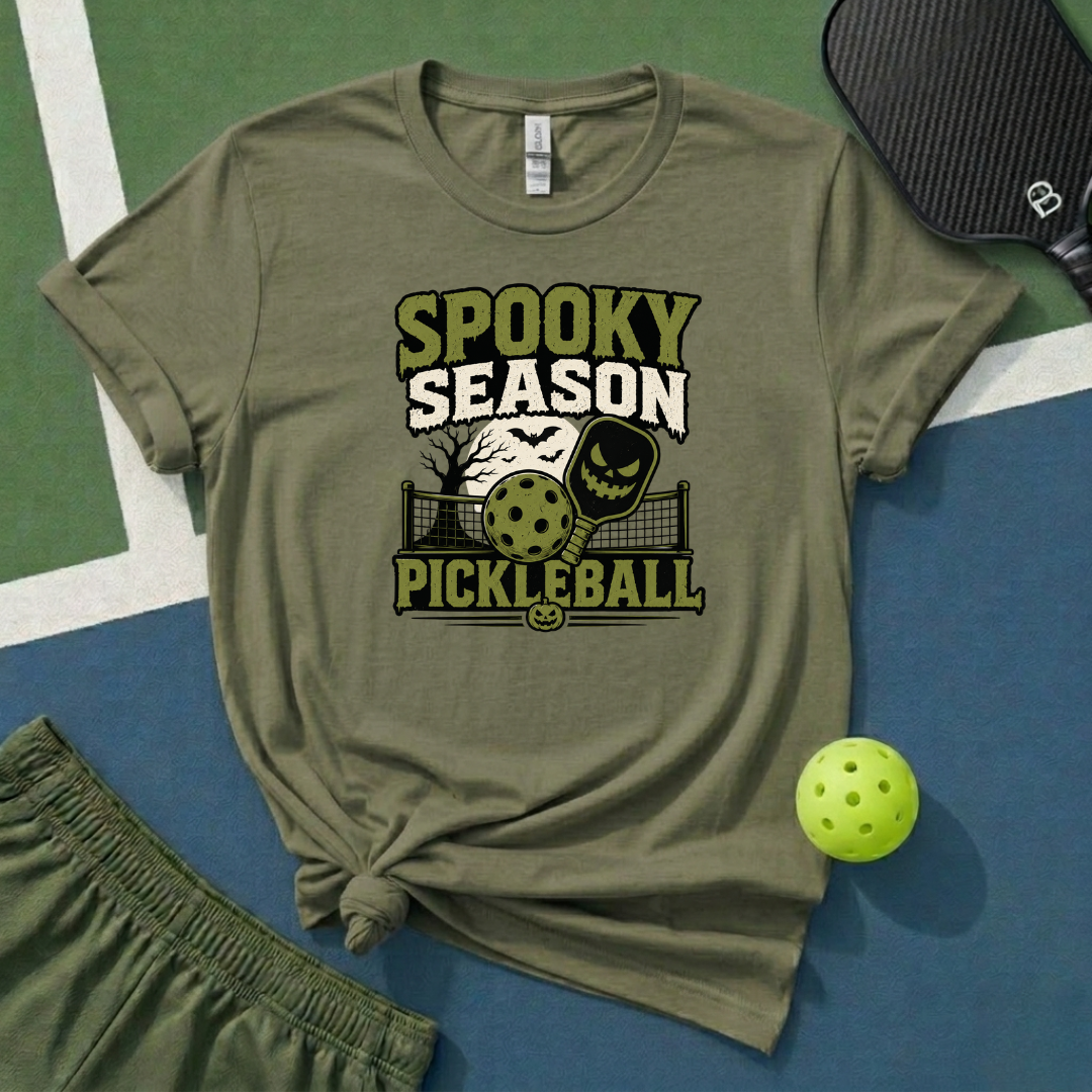 Spooky Season Pickleball T-Shirt