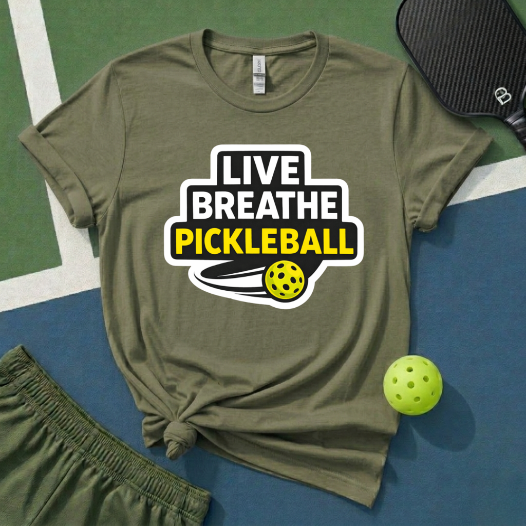 Live Breathe Pickleball T-Shirt